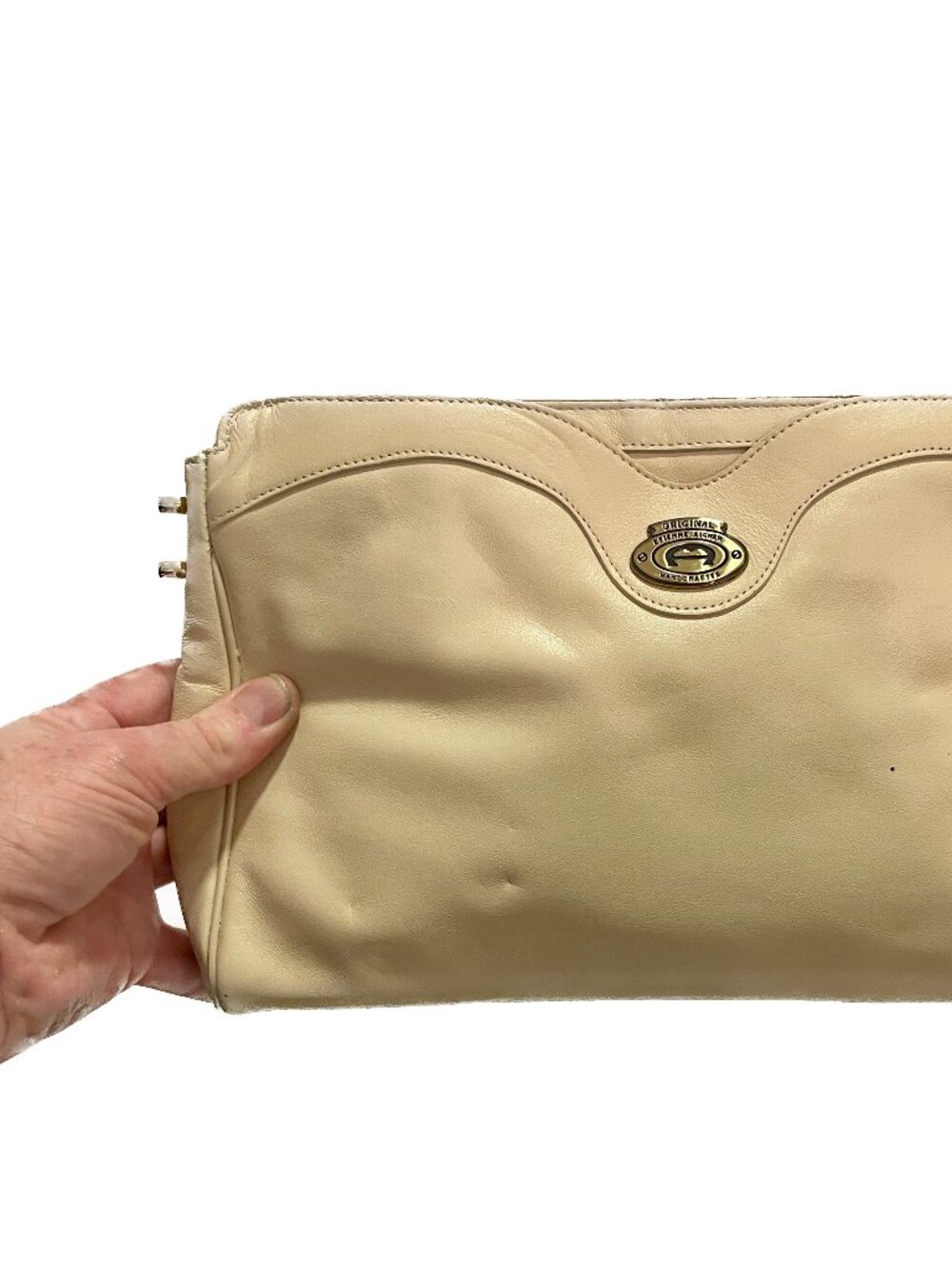 Etienne Aigner Vintage Handcrafted Convertible Shoulder Bag & Clutch